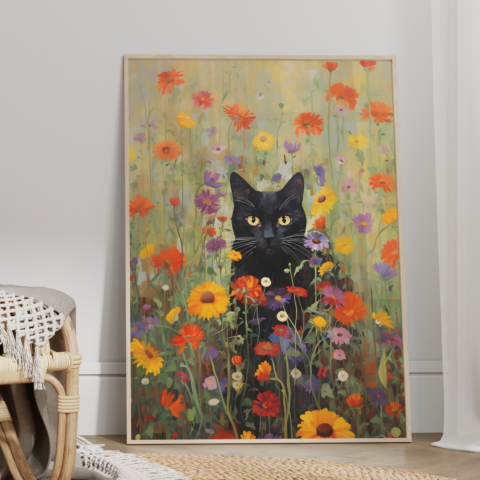 Feline Floral Fantasia