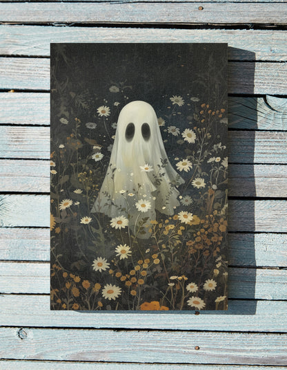 .75" Matte Canvas - Daisy Meadow Ghost