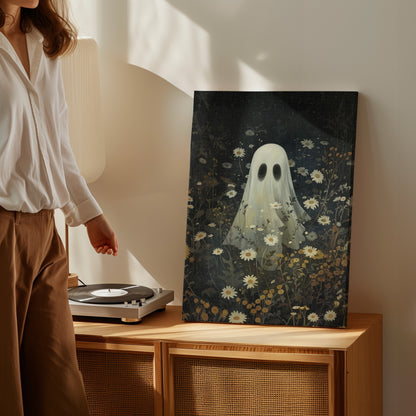 .75" Matte Canvas - Daisy Meadow Ghost