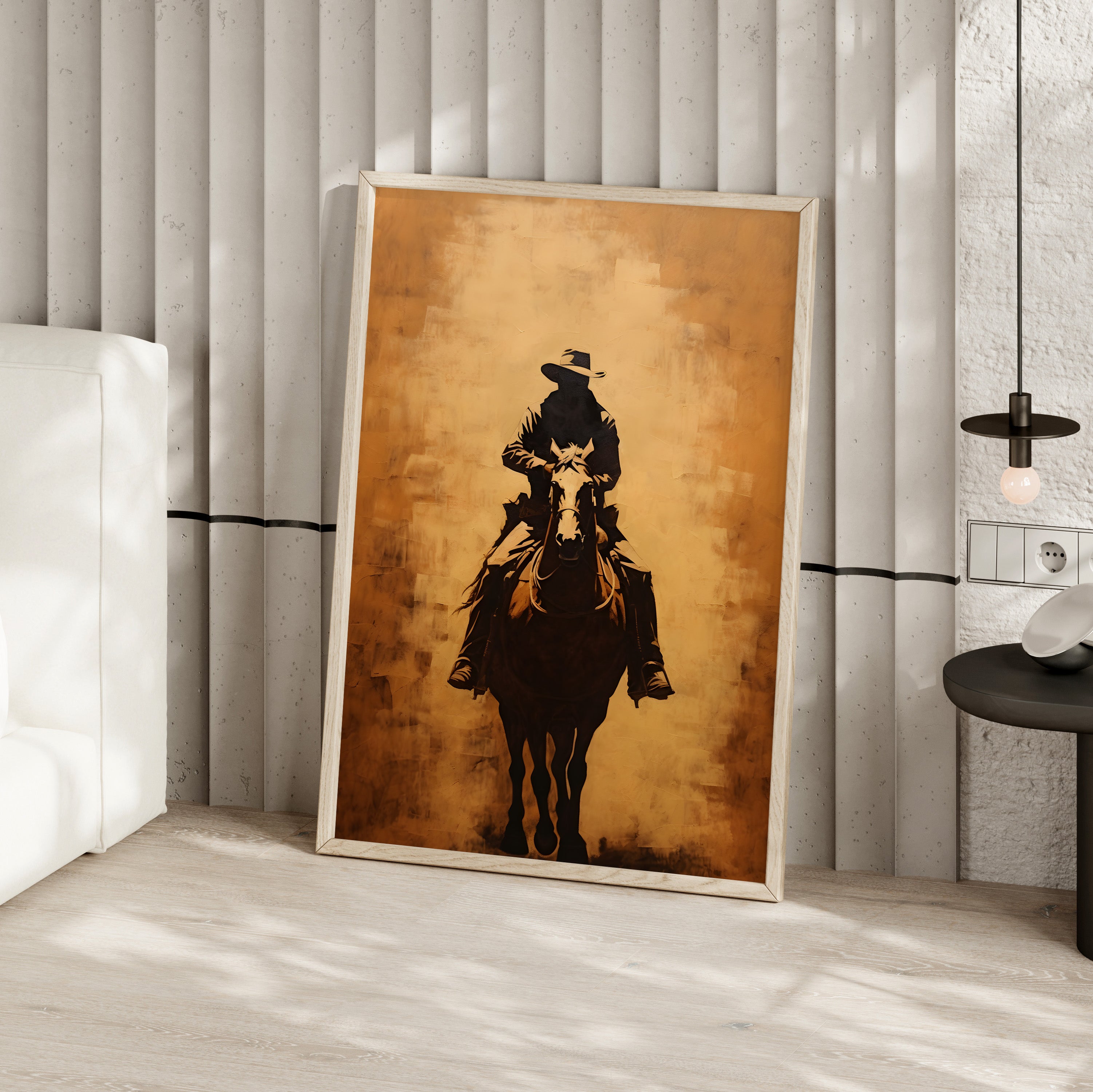 Cowboy Rider Silhouette