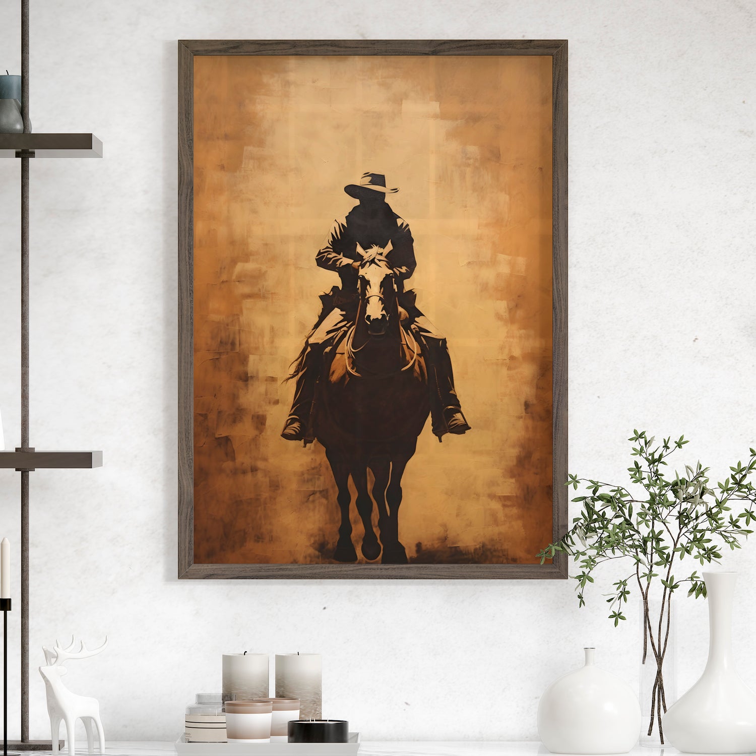 Cowboy Rider Silhouette