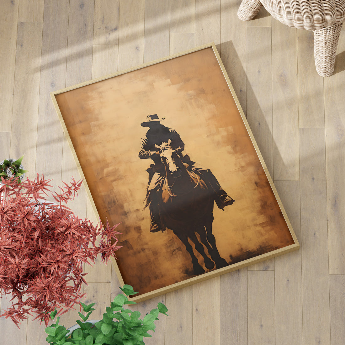 Cowboy Rider Silhouette