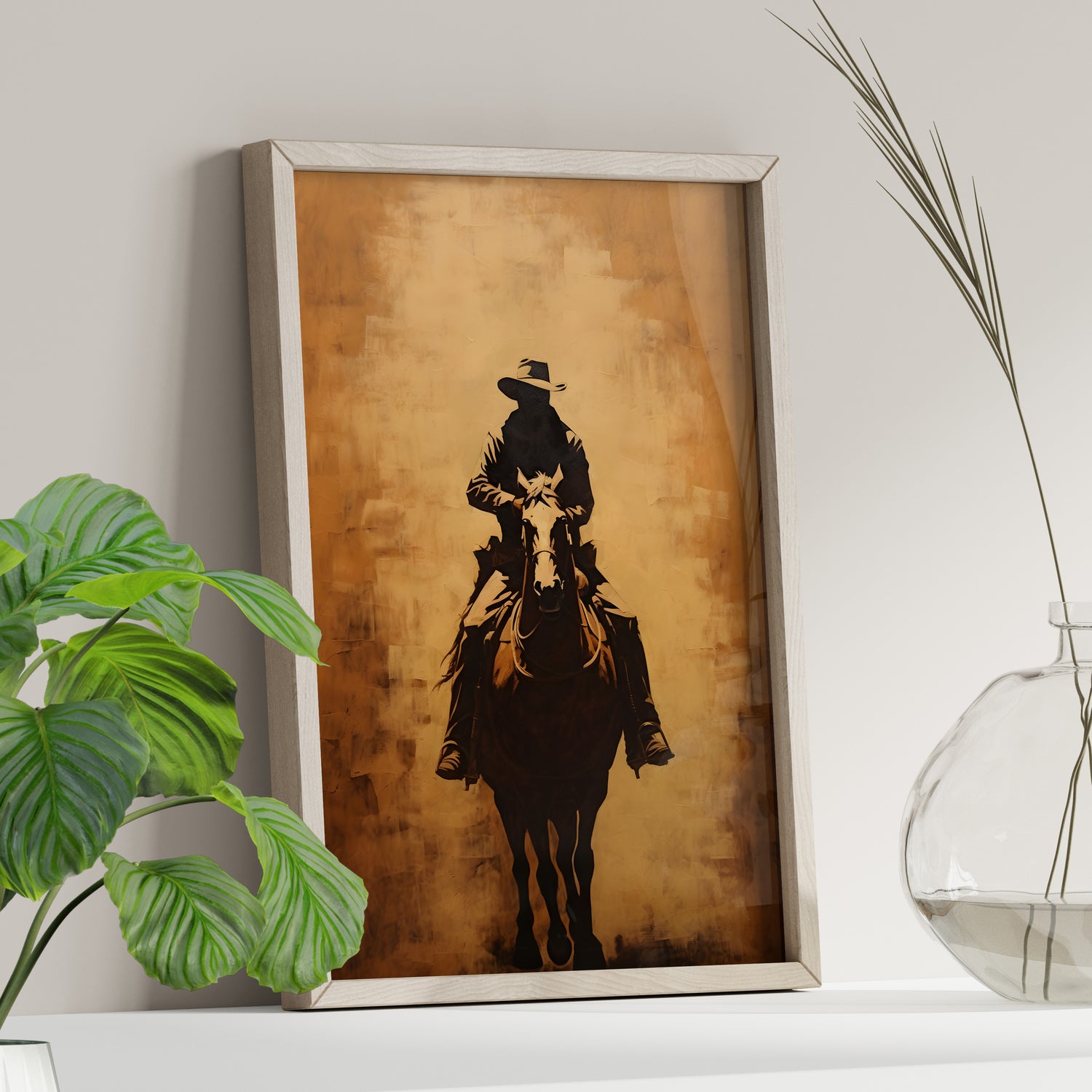 Cowboy Rider Silhouette