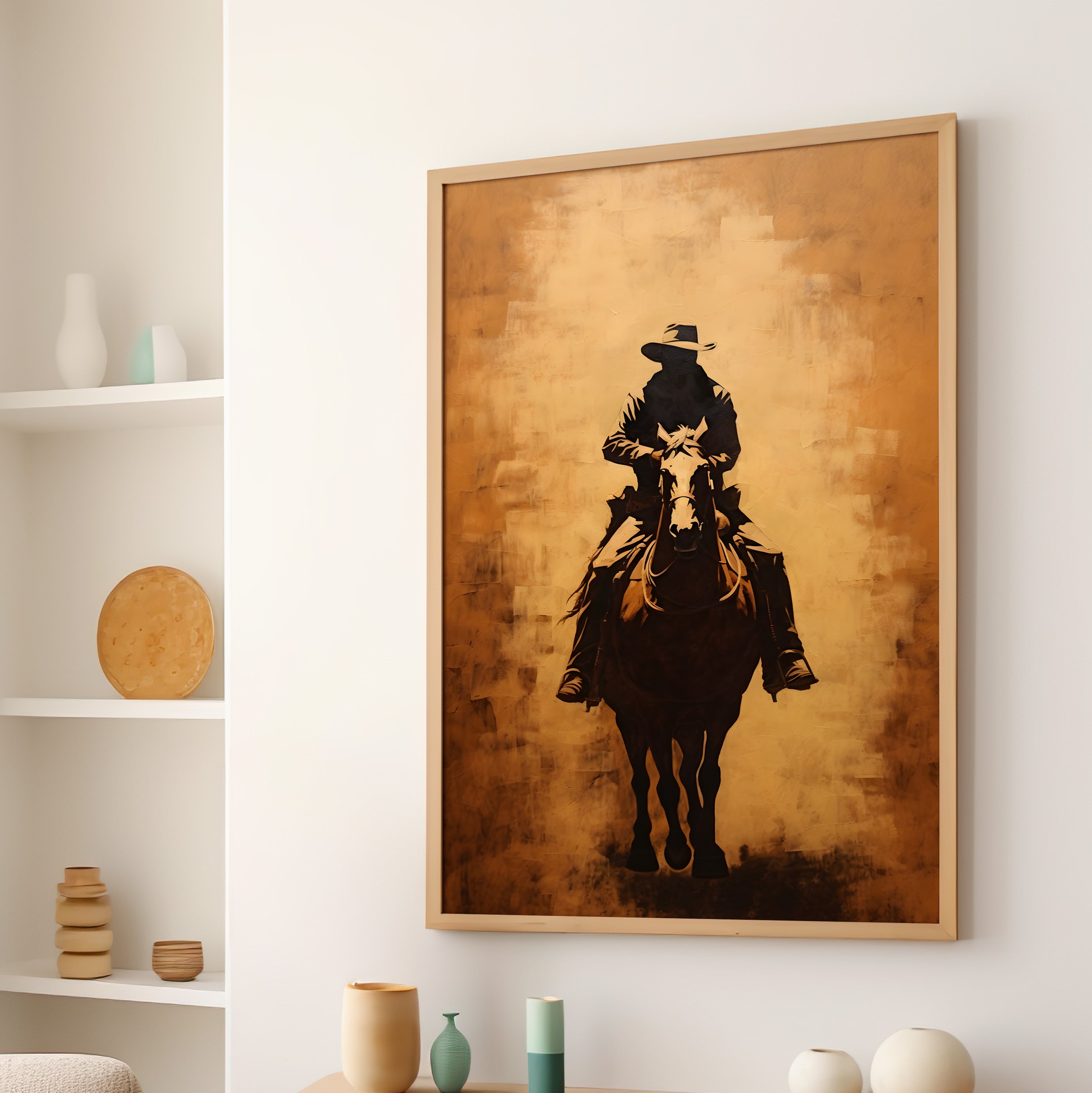 Cowboy Rider Silhouette