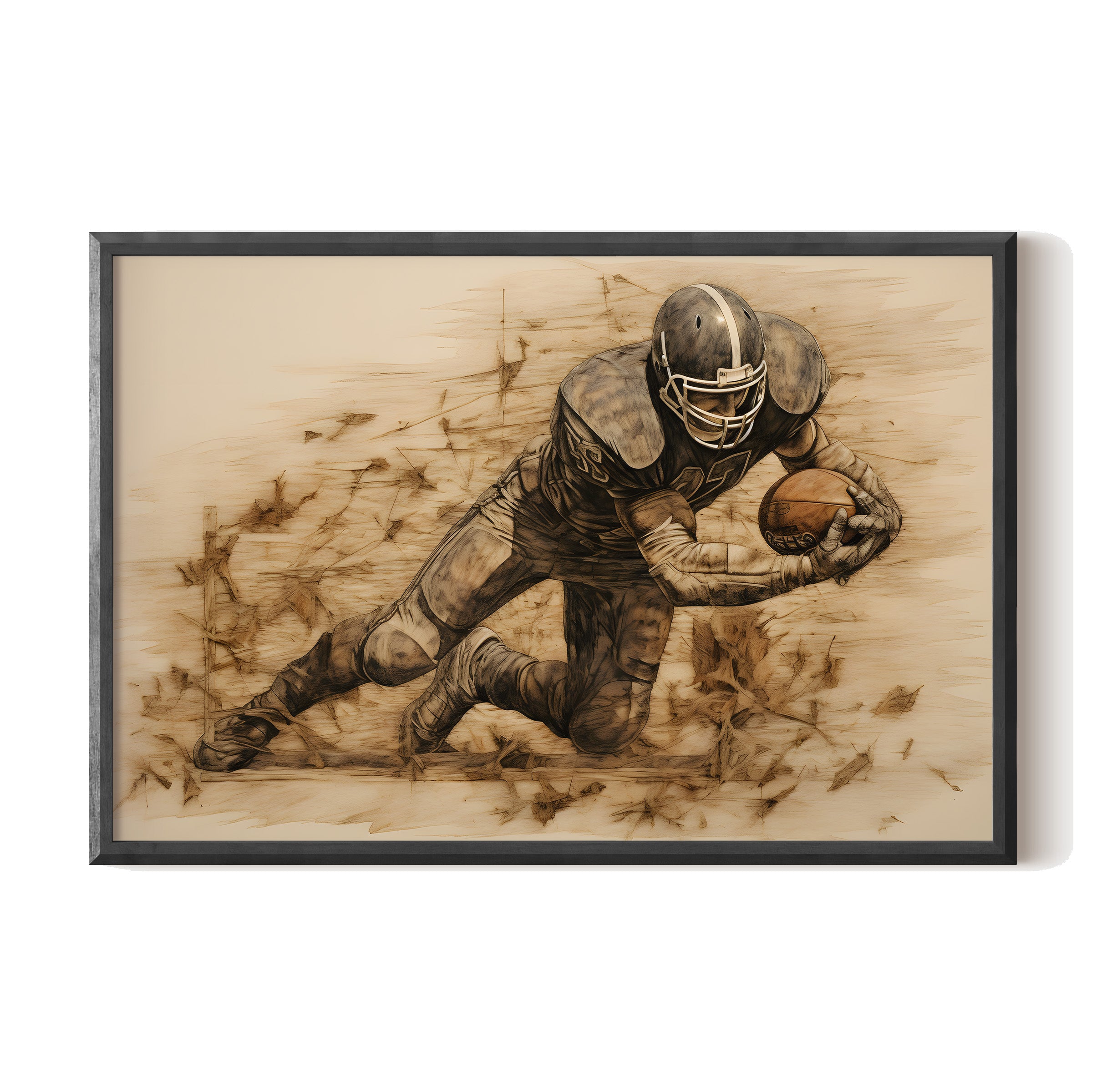 Rustic Quarterback Dive