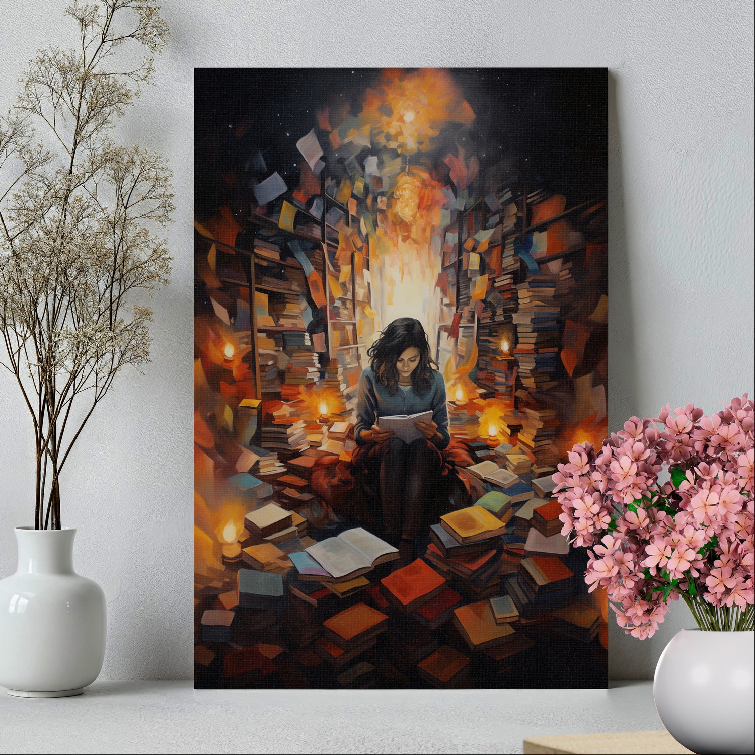 1.25" Matte Canvas - The Sanctuary of Stories