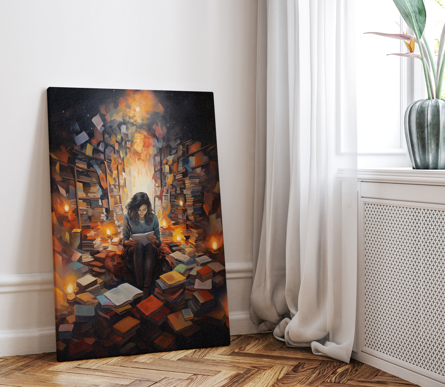 1.25" Matte Canvas - The Sanctuary of Stories