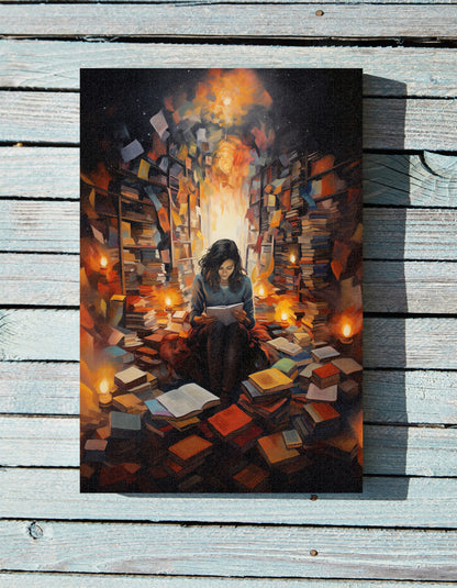 1.25" Matte Canvas - The Sanctuary of Stories