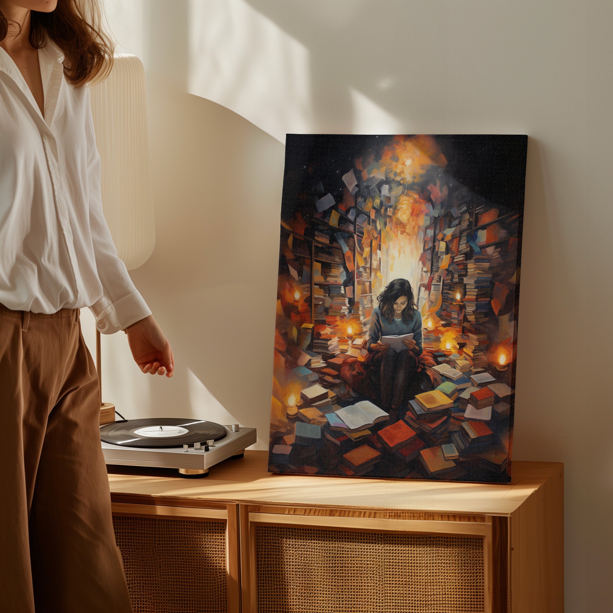 1.25" Matte Canvas - The Sanctuary of Stories