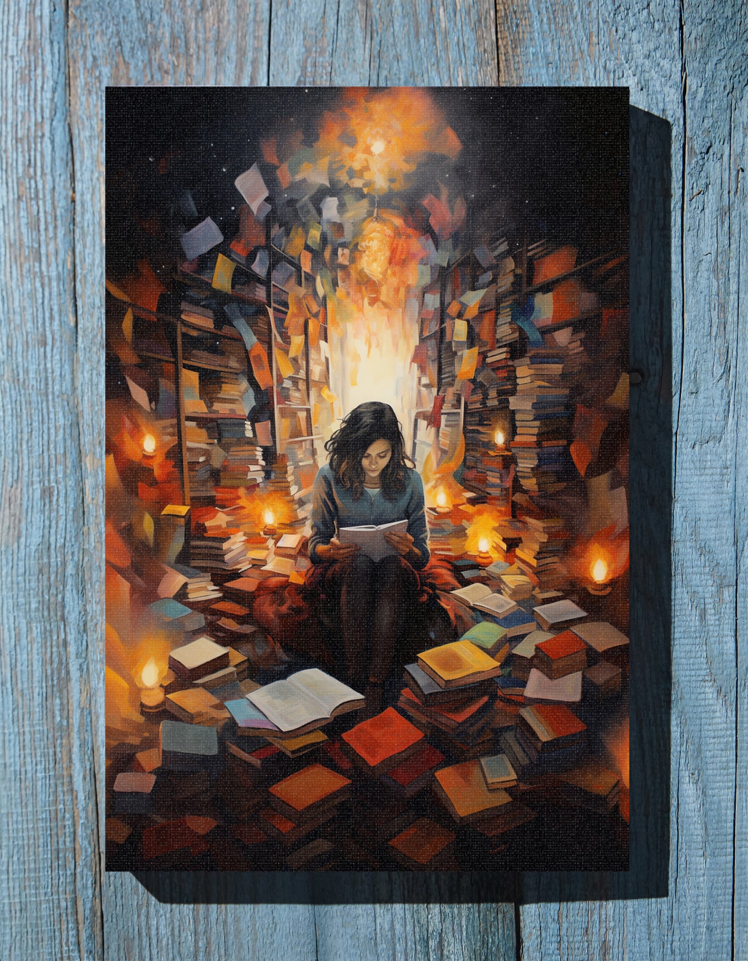 1.25" Matte Canvas - The Sanctuary of Stories