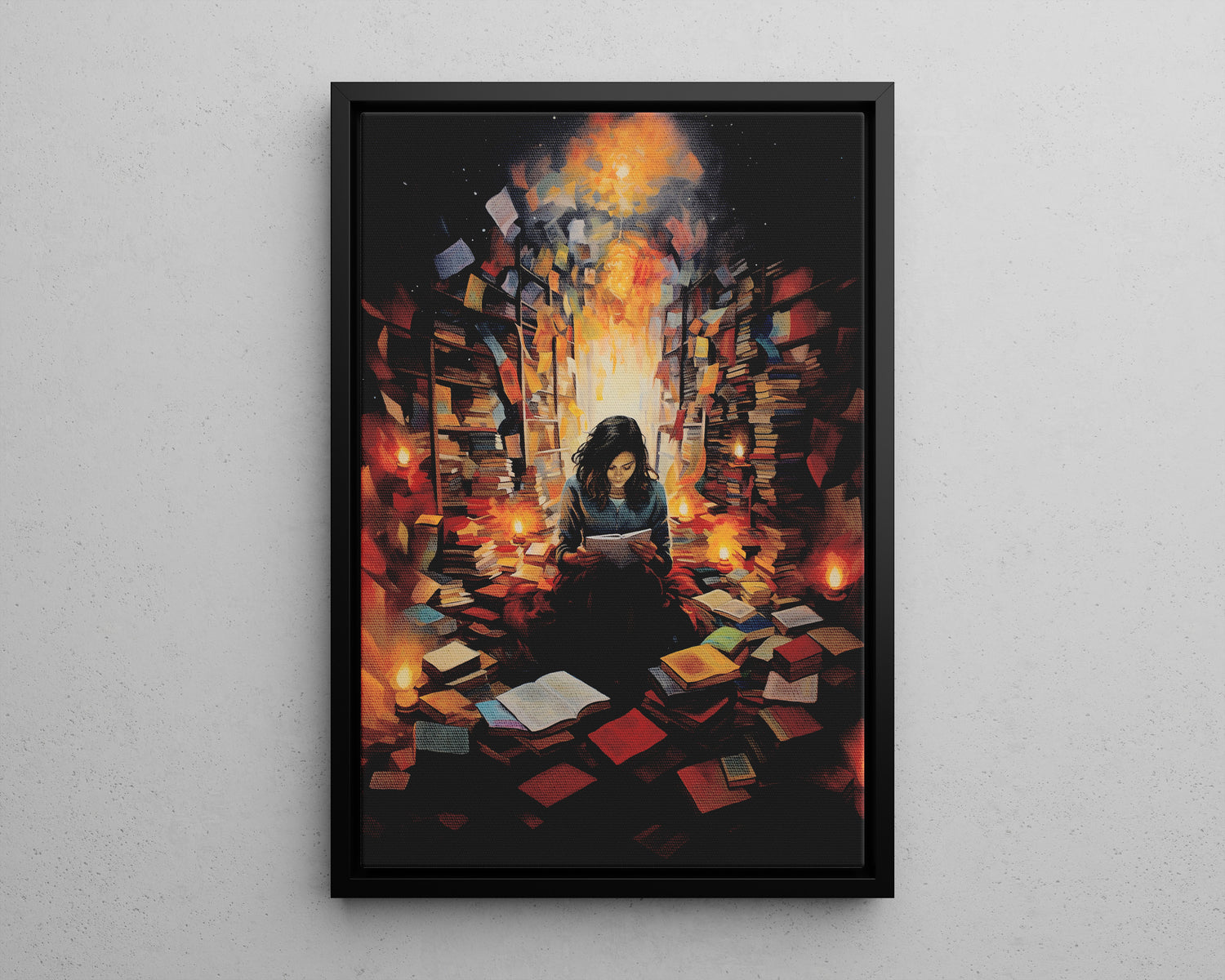 Framed Canvas - The Sanctuary of Stories