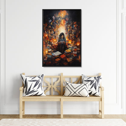 Framed Canvas - The Sanctuary of Stories