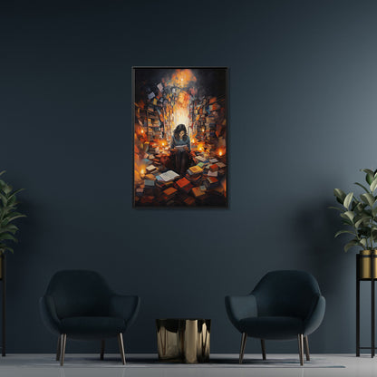 Framed Canvas - The Sanctuary of Stories