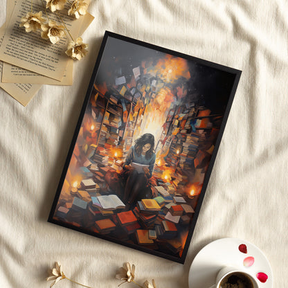 Framed Paper Print - The Sanctuary of Stories