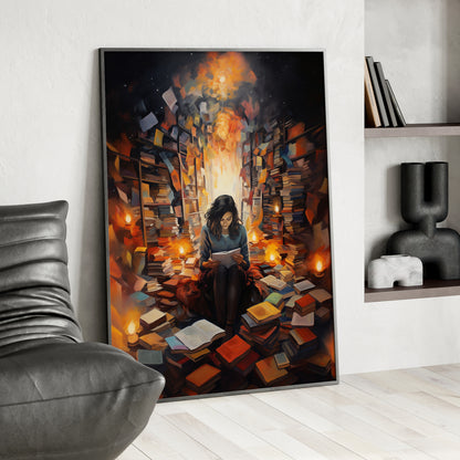 Framed Paper Print - The Sanctuary of Stories