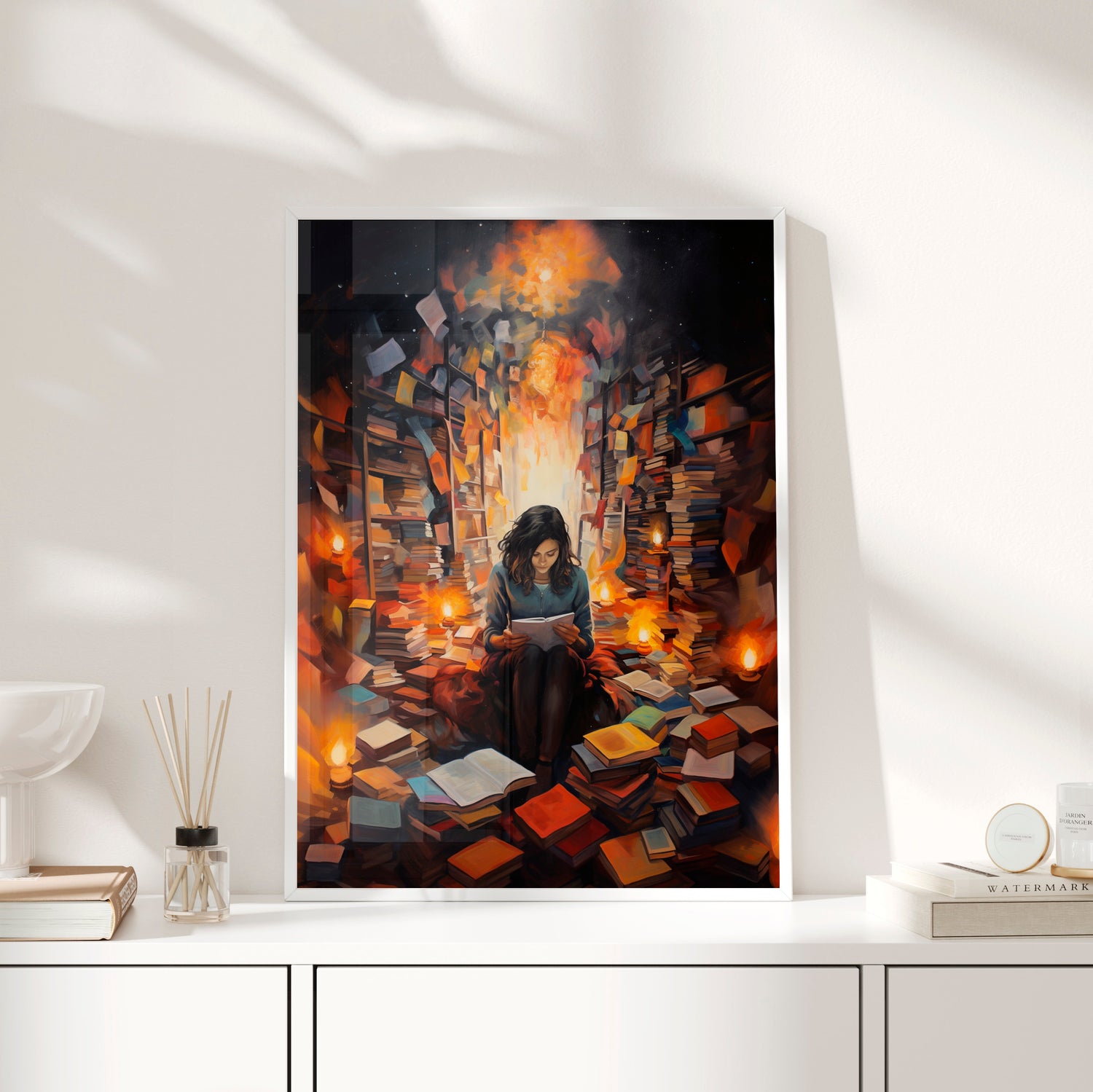 Framed Paper Print - The Sanctuary of Stories