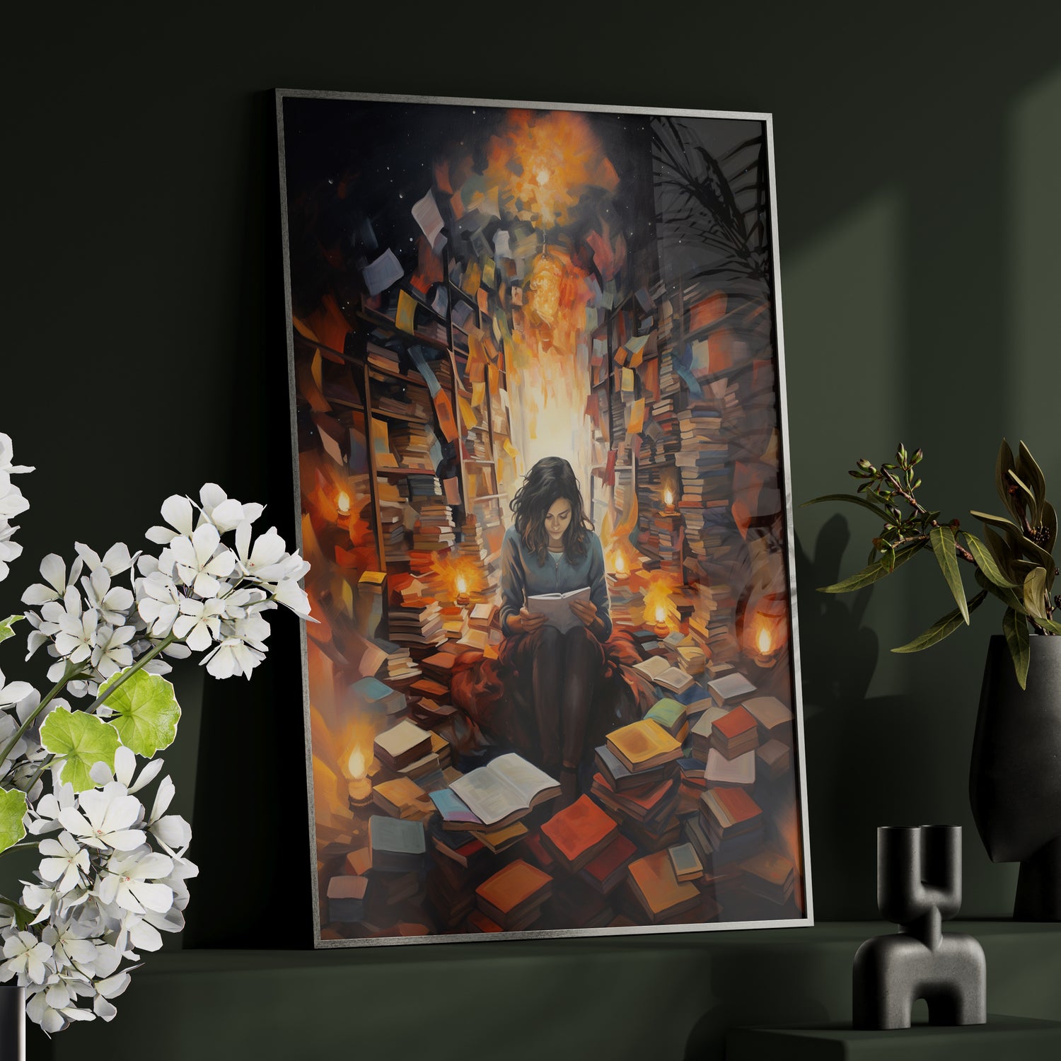 Framed Paper Print - The Sanctuary of Stories