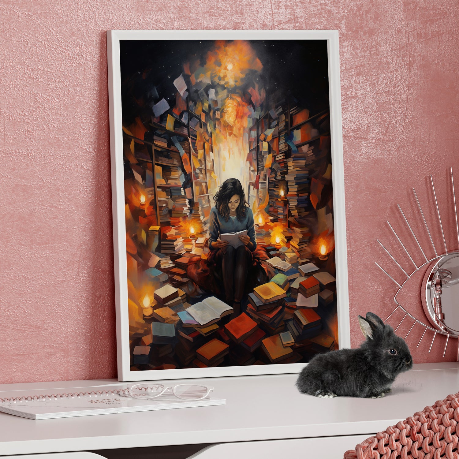 Framed Paper Print - The Sanctuary of Stories