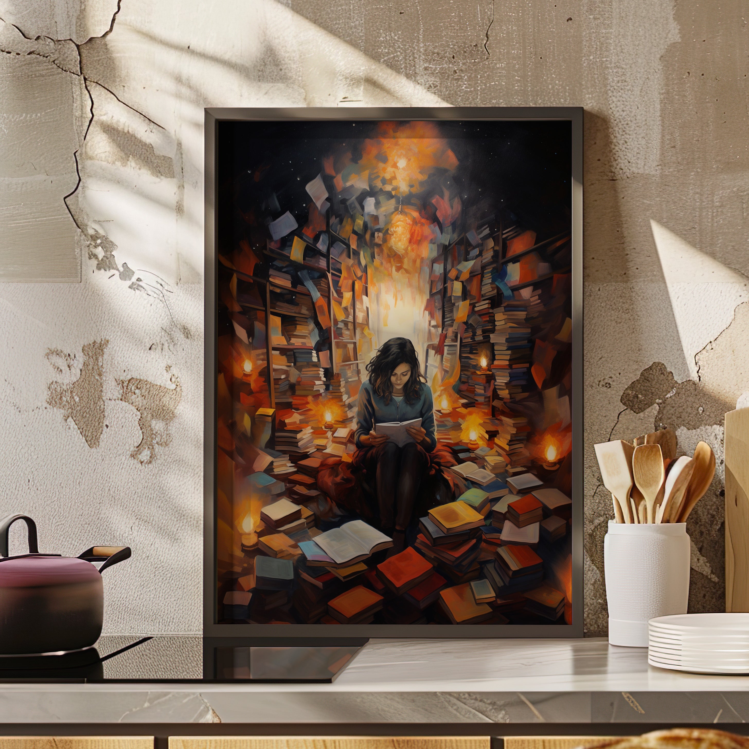 Framed Paper Print - The Sanctuary of Stories