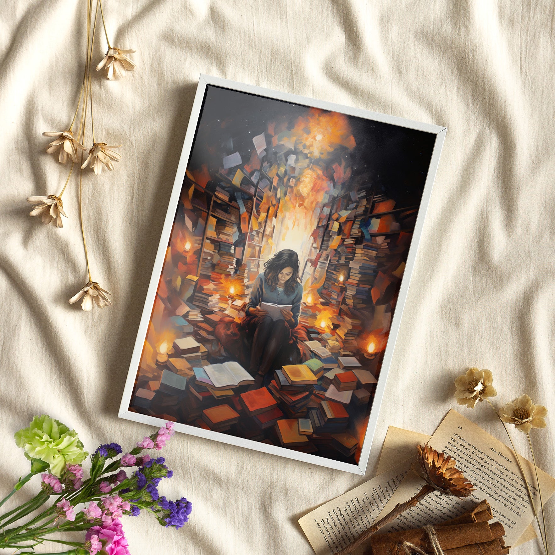 Framed Paper Print - The Sanctuary of Stories