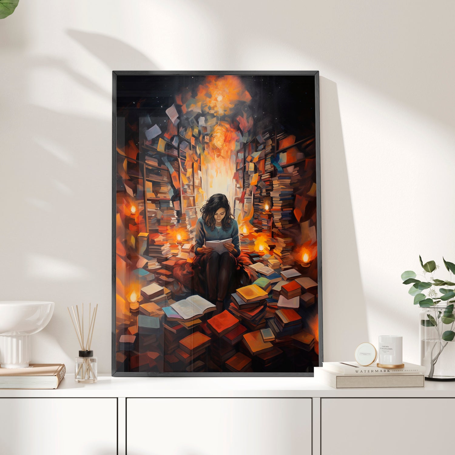 Framed Paper Print - The Sanctuary of Stories