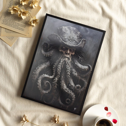 Framed Paper Print - Nautical Horror Legend