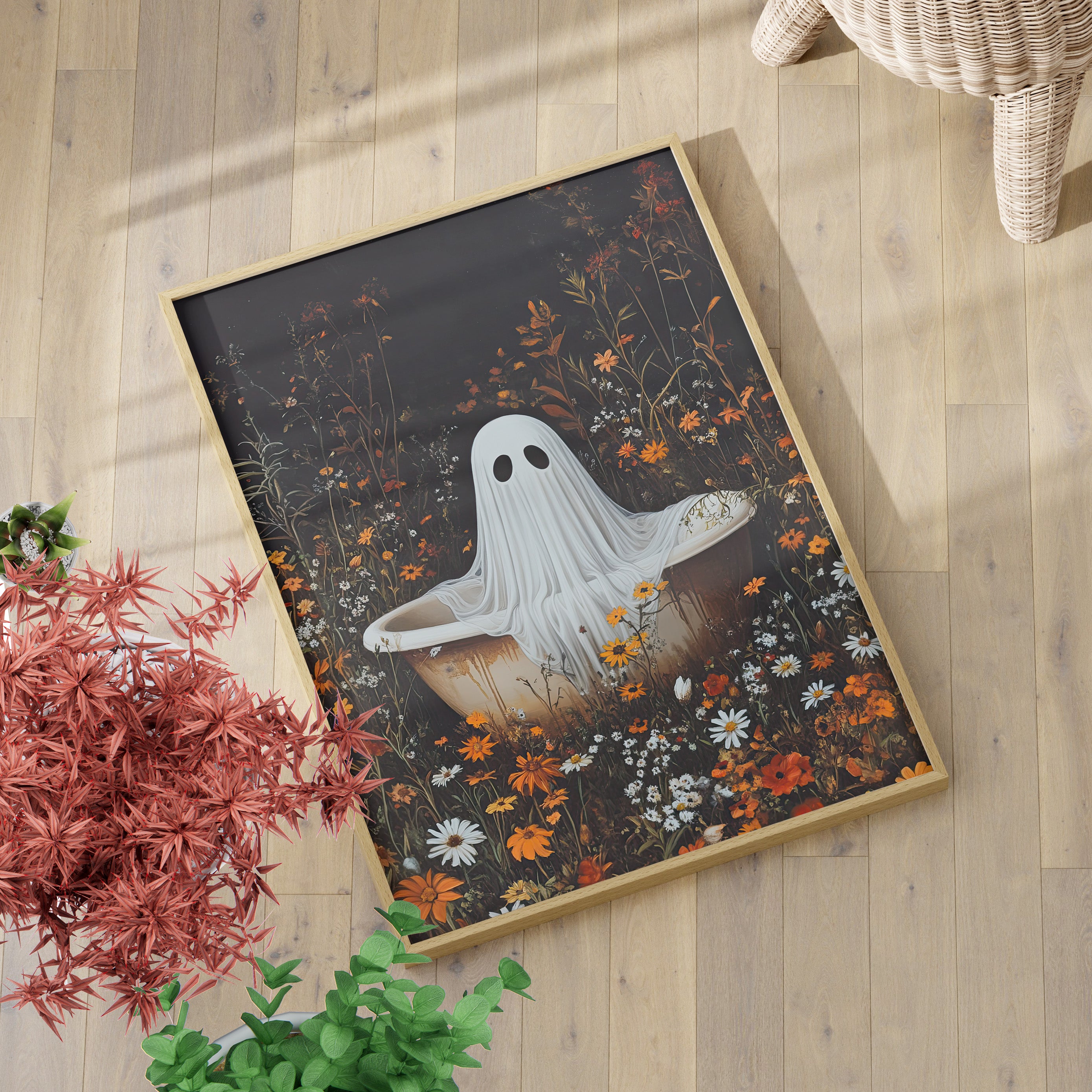 Wildflower Bathtub Ghost