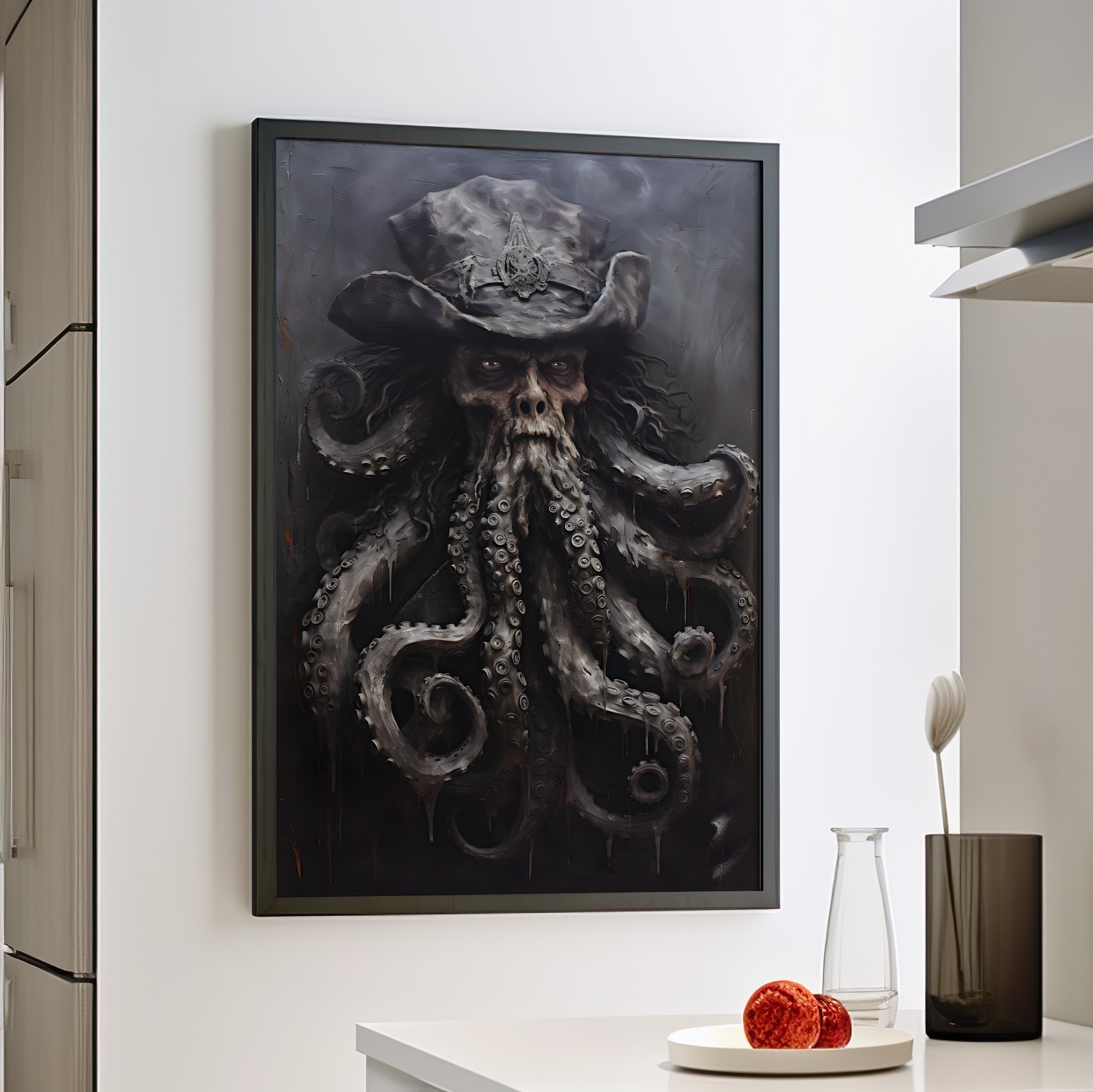 Framed Paper Print - Nautical Horror Legend