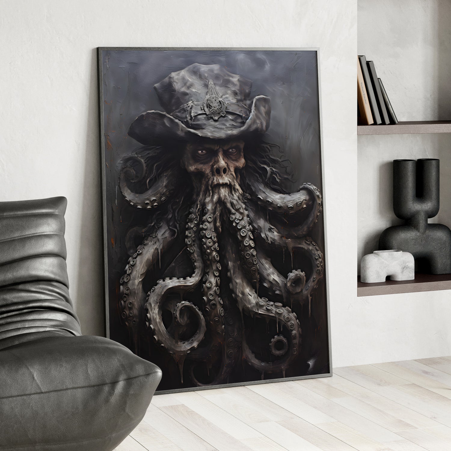 Framed Paper Print - Nautical Horror Legend