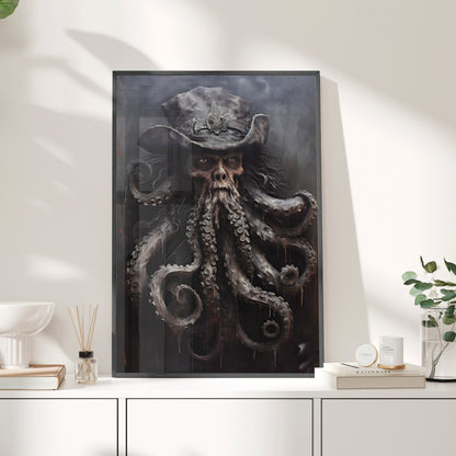 Framed Paper Print - Nautical Horror Legend