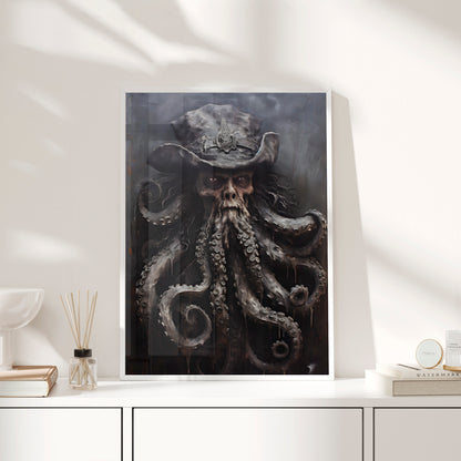 Framed Paper Print - Nautical Horror Legend