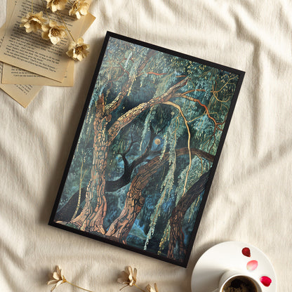 Framed Paper Print - Morris Willow Whispers