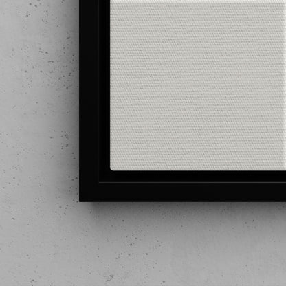 Framed Canvas - Flying Hummingbird Line Study