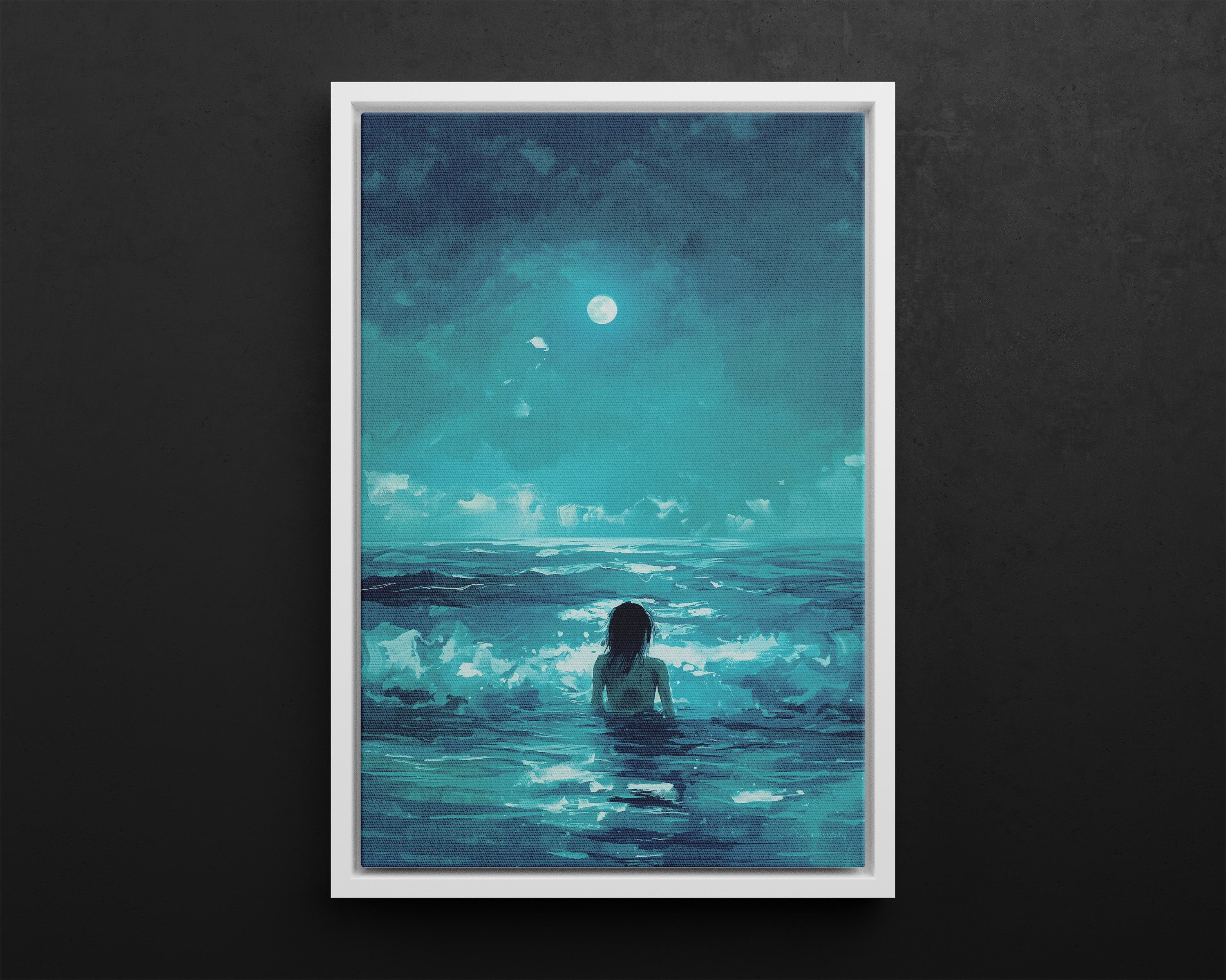 Framed Canvas - Married to the Sea