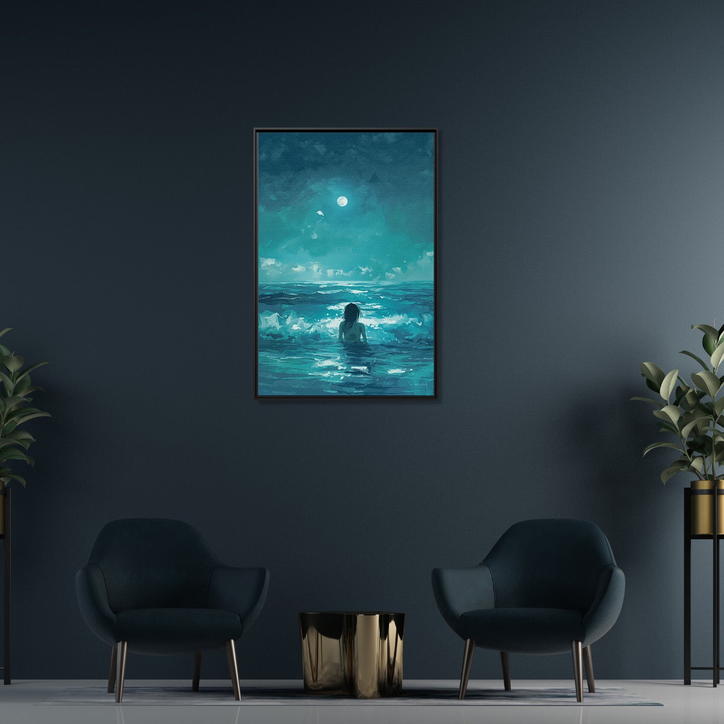 Framed Canvas - Married to the Sea
