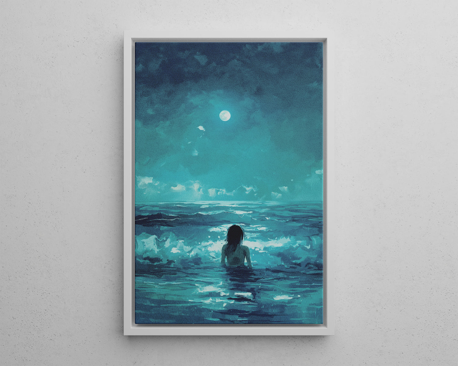 Framed Canvas - Married to the Sea