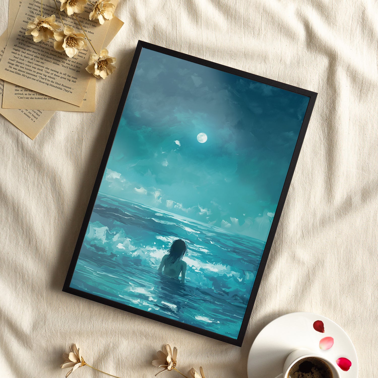 Framed Paper Print - Married to the Sea