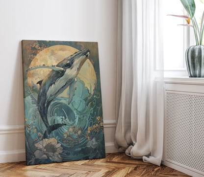 .75" Matte Canvas - Moonrise Humpback Bloom