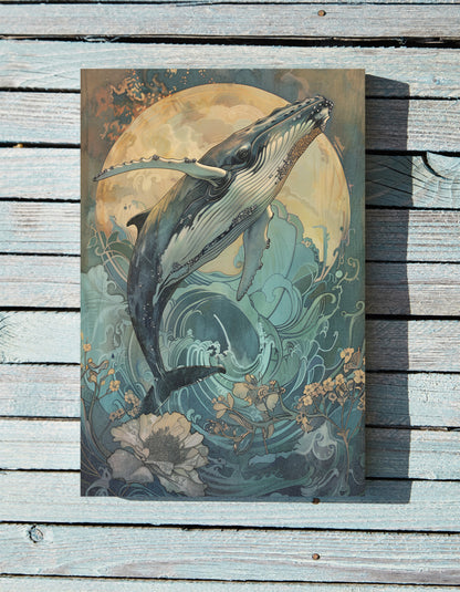 .75" Matte Canvas - Moonrise Humpback Bloom