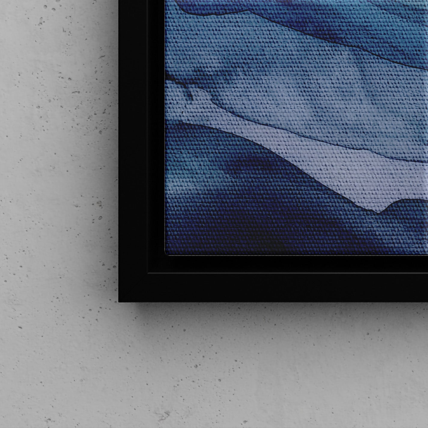 Framed Canvas - Inhale Exhale Watercolor Calm