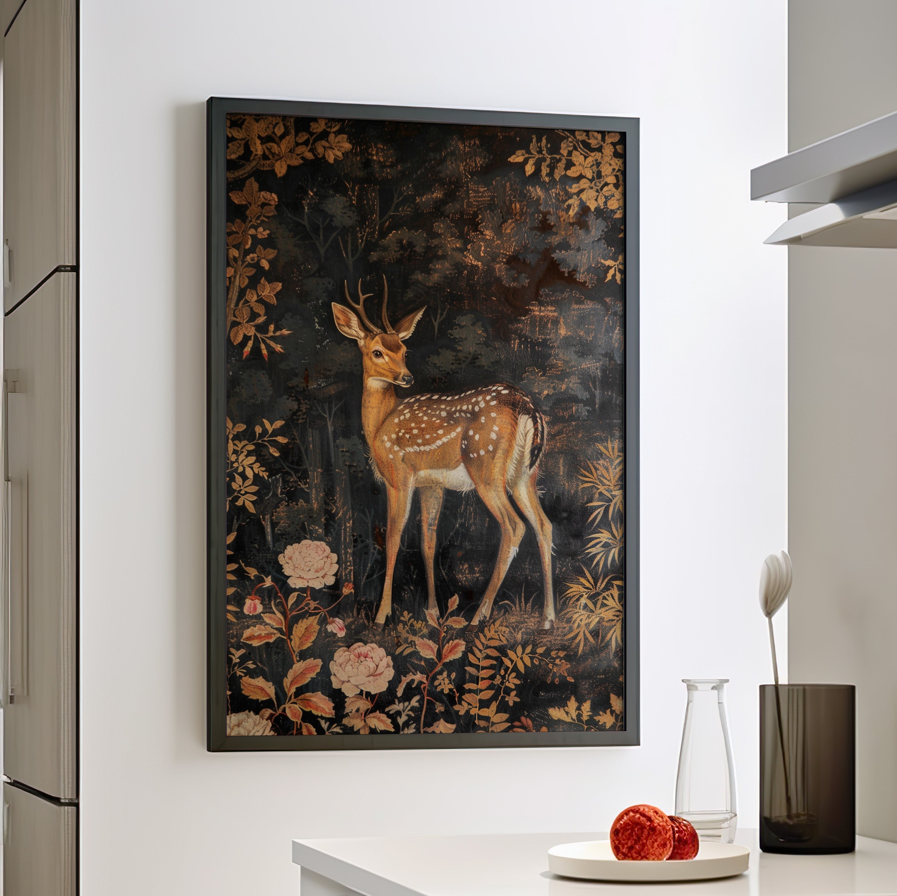 Framed Paper Print - Enchanted Forest Doe