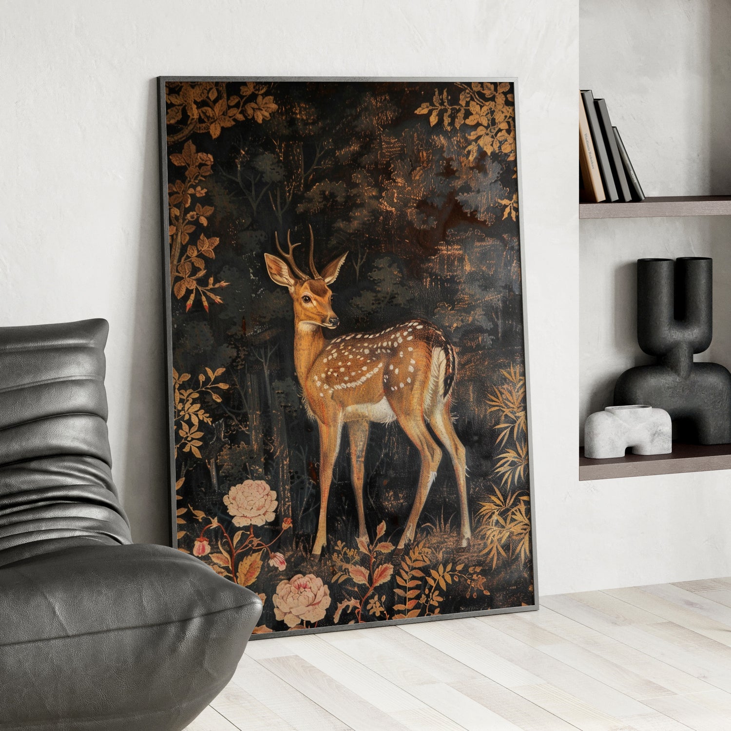 Framed Paper Print - Enchanted Forest Doe