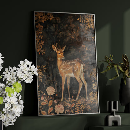 Framed Paper Print - Enchanted Forest Doe