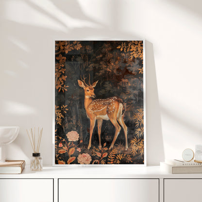 Framed Paper Print - Enchanted Forest Doe