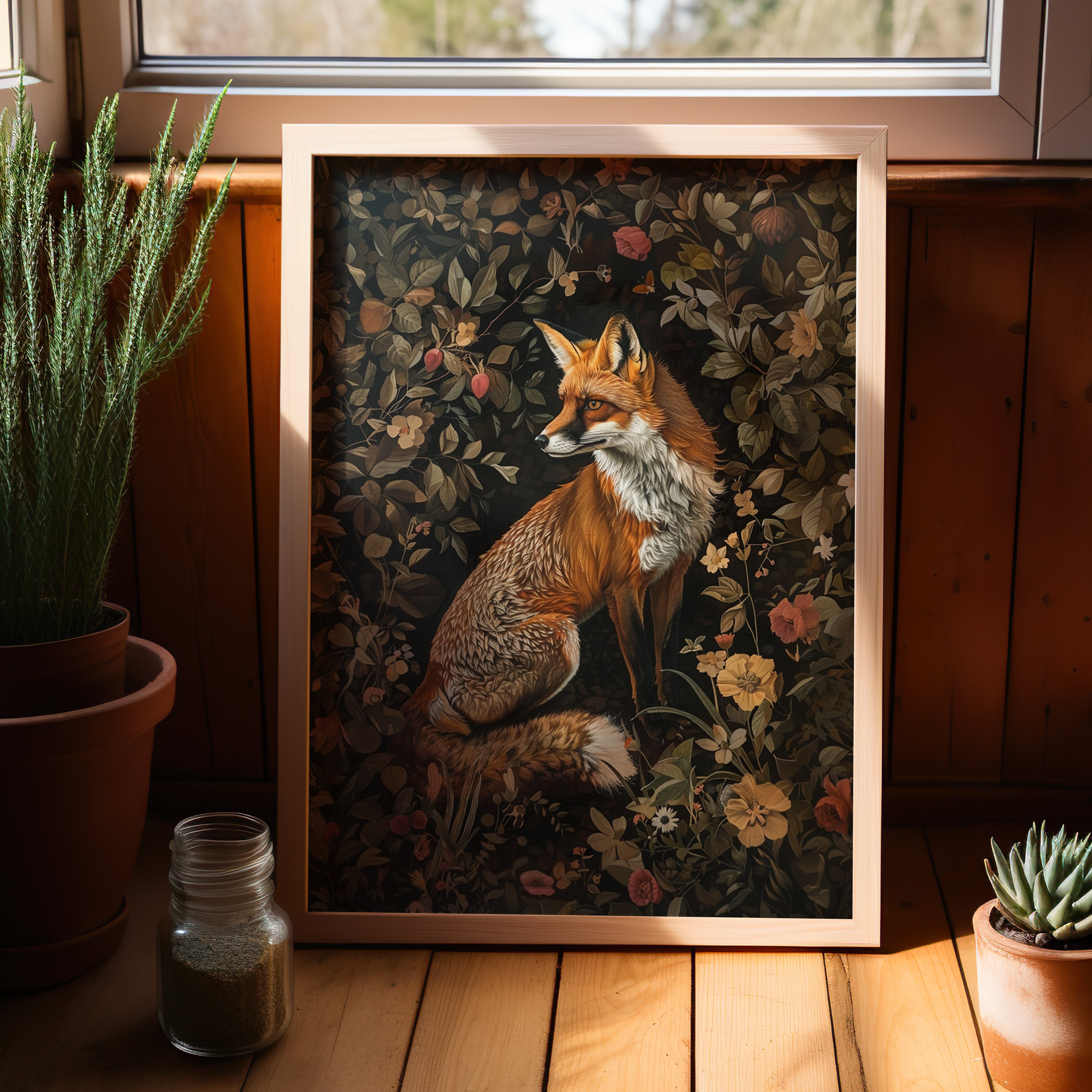 Foxy Floral Fauna Fusion