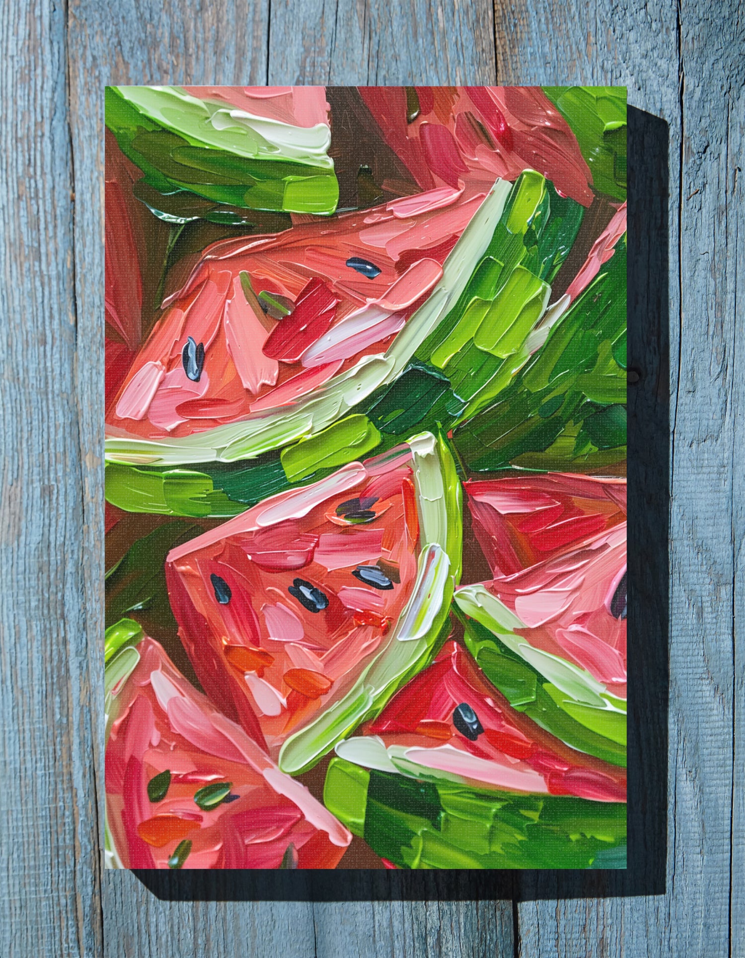 .75" Matte Canvas - Juicy Watermelon Slices