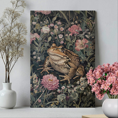 .75&quot; Matte Canvas - Enchanted Frog&