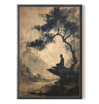 Mountain Tree Zen Silence