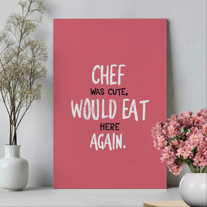 .75&quot; Matte Canvas - Chef’s Charm