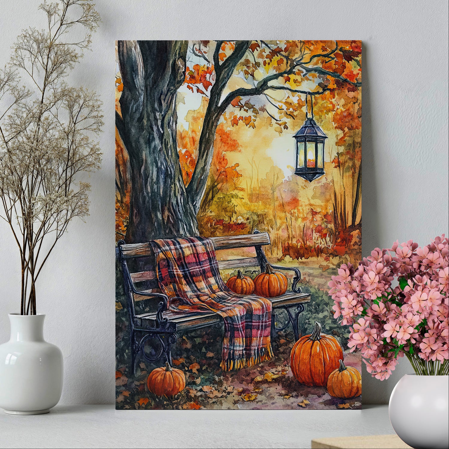 .75" Matte Canvas - Golden Pause in Fall